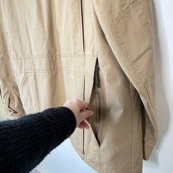 Men's Orvis Canvas Red Lined Field Barn Jacket sz. XL #Bi - Picture 14 of 16